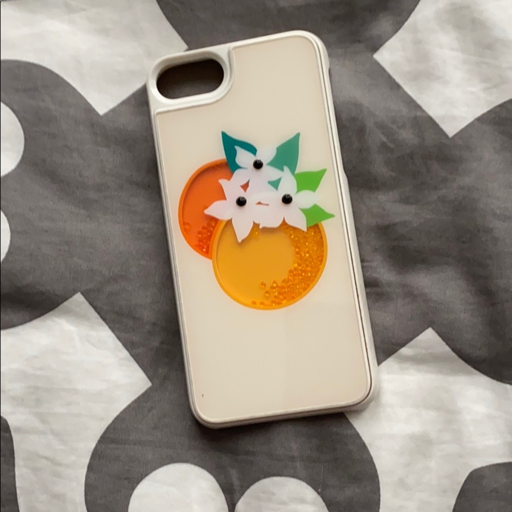 Kate spade orange blossom shake iPhone 7 case🧡🍊